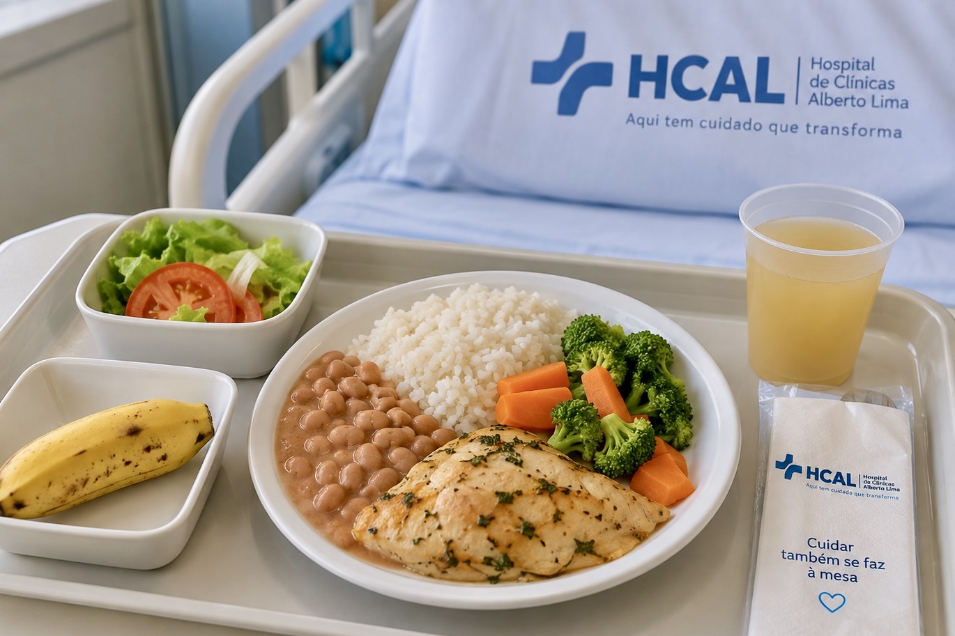Hcal planeja mais de 37 mil refeições hospitalares por mês